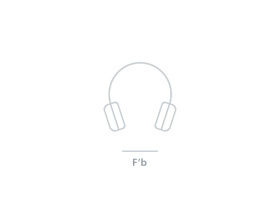Headphone Icons - F2 grey headphone iconic iconography icons monochrome pictogram