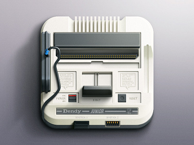 Dendy Icon console dendy game icon ios photoshop