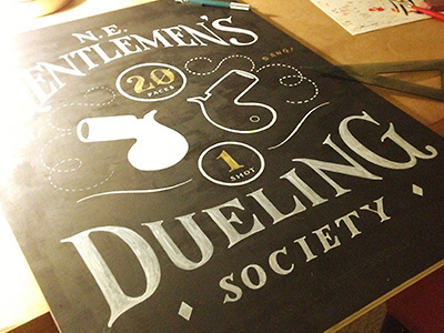 Painting, Progress art show lettering painted signage type
