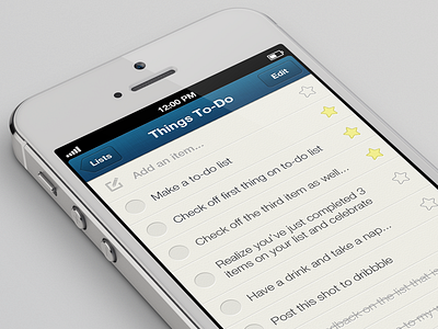 Shared To-Do Lists app couple ios iphone 5 shared lists to do lists