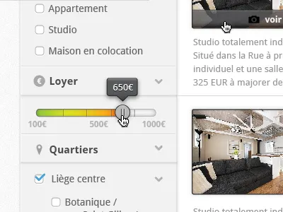 Slider design slider ui