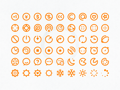 Jericon V4.35 Part2 glyph icons minimal