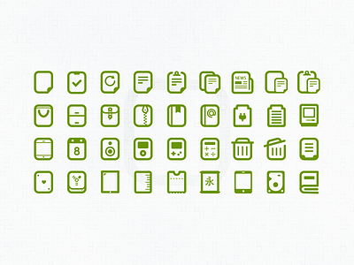 Jericon V4.35 Part4 glyph icons minimal