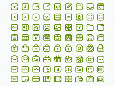 Jericon V4.35 Part3 glyph icons minimal