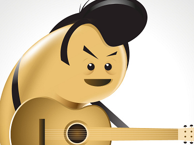 Johnny Cashew johnny cash illustration music