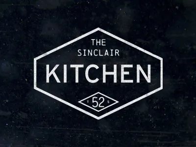 The Sinclair bar identity kitchen logo mark restaurant venue
