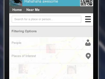 Filtering Options filtering minimalist mobile ui ux