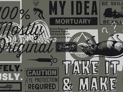 sketchbook bundle cover 1/3 illustration loose scary screenprint silkscreen sketch sketchbooks