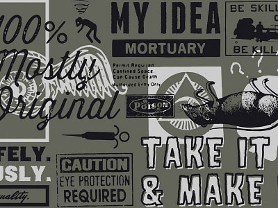 sketchbook bundle cover 1/3 illustration loose scary screenprint silkscreen sketch sketchbooks