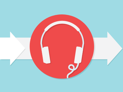 Headphones headphones icon illustration music vector