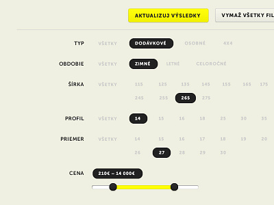 Filtering e shop filter filtering moto prize results select yellow