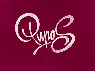 Final Pupos advertising calligraphy cheesy collab design forsuregraphic freelance girls graphic ladies lettering lithuania name pupos purple sweet tv type video