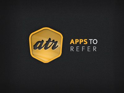Final logo render - ATR 3d 3dlogo golden logo yellow
