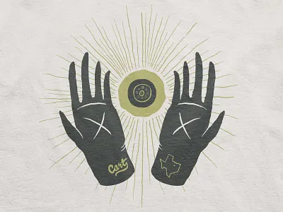 Medium Secret dallas eye hand idol severed sun texas why not