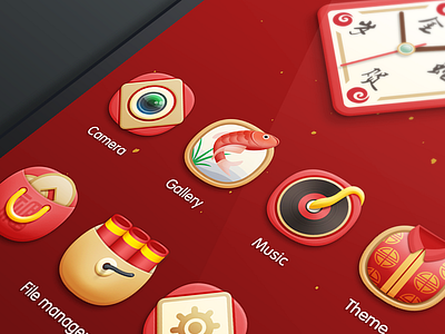 ChineseNewYear icons photoshop poseit theme