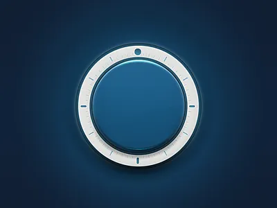 Dial 12 blue button circle clock dial illustration mobile reflection retina round scale