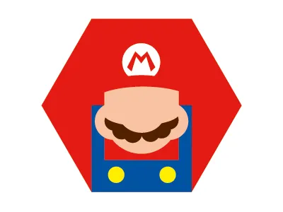 Guess Who? 30 cartoon comix film hexagon manga mario mario bros minimal mudule superhero vector videogame