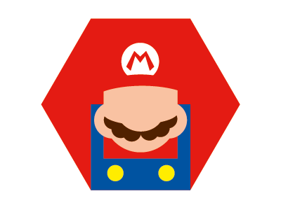 Guess Who? 30 cartoon comix film hexagon manga mario mario bros minimal mudule superhero vector videogame