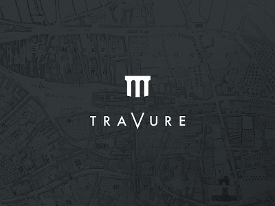 Travure Logo arc arch arches architecture development logo mark