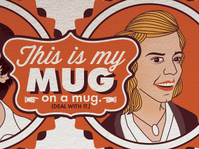 Coffee Mug Illos coffee illustration mugs portraits staff