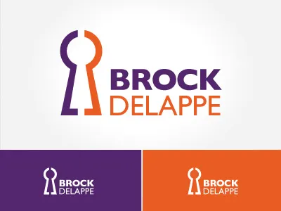 Property Management Logo Re-Design brand identity branding logo orange purple