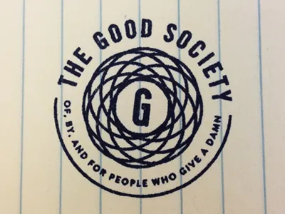 Society Stamp branding crest good logo stamp