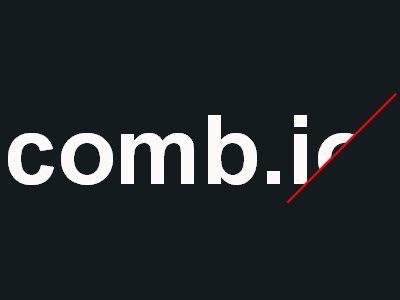 Title comb.io logo psd ui