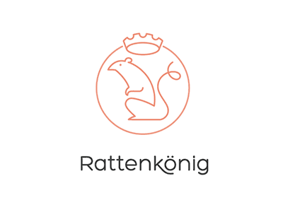 rattenkönig logo golden ratio logo rat