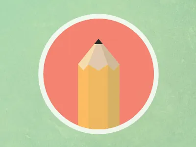 Pencil icon illustration pencil