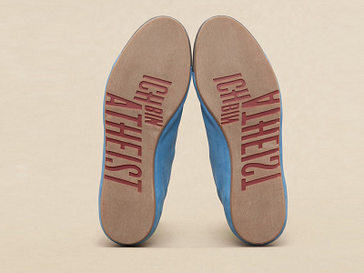 Atheist Shoes berlin branding logotype shoe soles typography