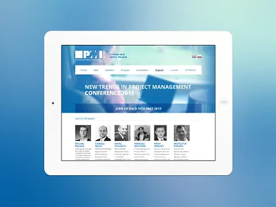 Conference webdesign