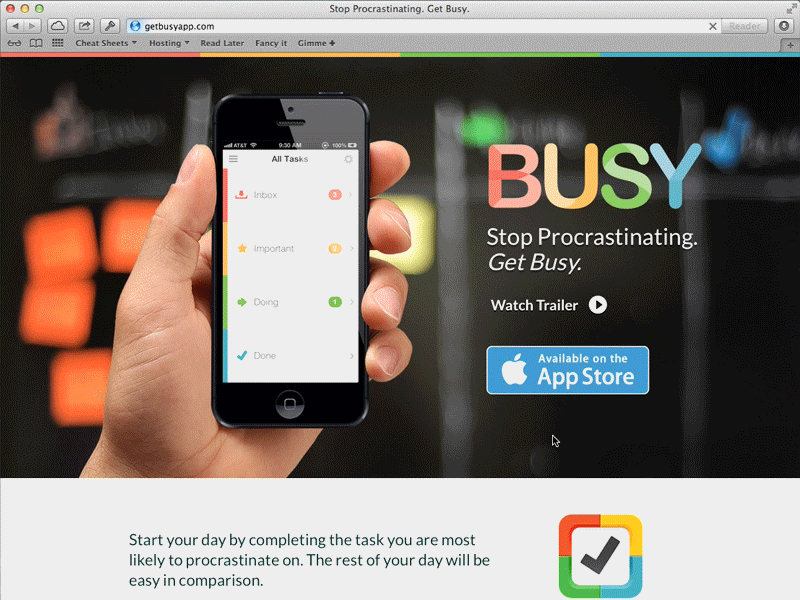 [GIF] Getting Busy with Animations app busy disruptive gif ios jquery minimal site team disruptive web website white