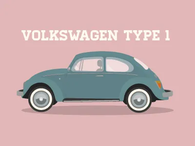 Bubbla car illustrator marc scherlin vw