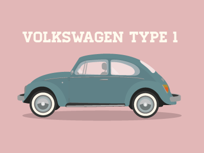 Bubbla car illustrator marc scherlin vw