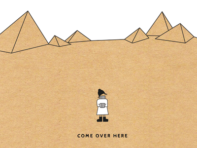 Little girl girl illustration mountain