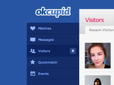 New Navigation badge icon icons navigation notification sidebar visitors