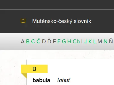 Local Dialect Dictionary web