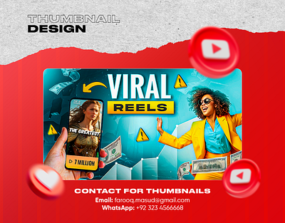 Trendy Vibrant Youtube Thumbnail graphic design graphic designer thumbnail designer thumbnaildesign youtubethumbnail