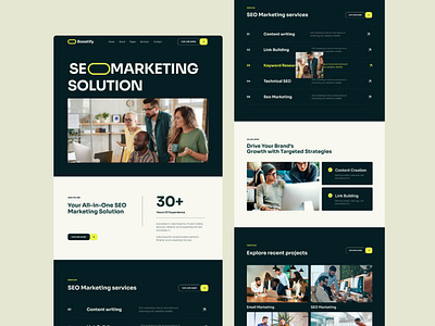 SEO Agency Homepage Design agency homepage agency landing page agency ui agency web ui agency website agency website ui it agency website modern agency website seo agency landing page seo agency websitte ui design