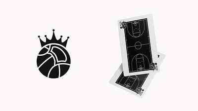 Logo & Embroidery Design for Damecore (Women's Basketball Brand) basketball basketball court black and white brand branding clean design embroidery feminine flat graphic design identity logo minimalist mockup modern play cards queen visual identity women