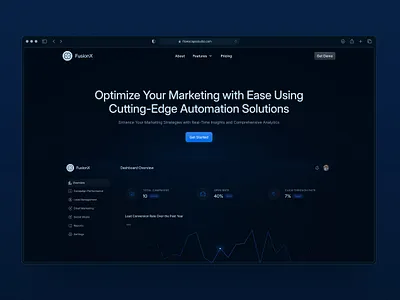 Marketing Automation Website Design to Drive Campaign Success automationtools dashboard digitalmarketing figma landing marketing marketing automation marketingsolutions saas saas website saasplatform software startup techdesign ui uiux ux web design webflow website