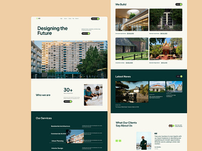 architecture Homepage Design architecture architecture homepage framer web ui interioe r website interior homepage modern website real astate website real estate landing page real estate website ui webflow web ui websiteui