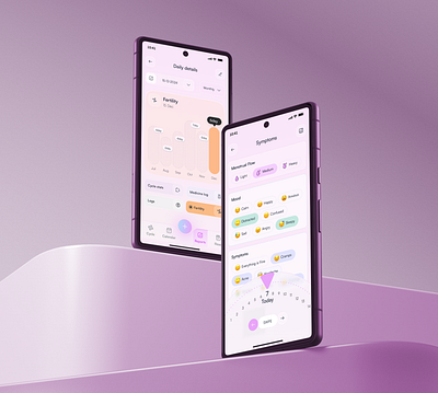 Period Tracker Mobile App app app design cycle cycle trend mobile app period tracker period tracker mobile app periods woman health