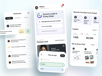 A fresh and friendly redesign of the V1CE mobile app figma illustrations ios mobile app product design ui user interface ux