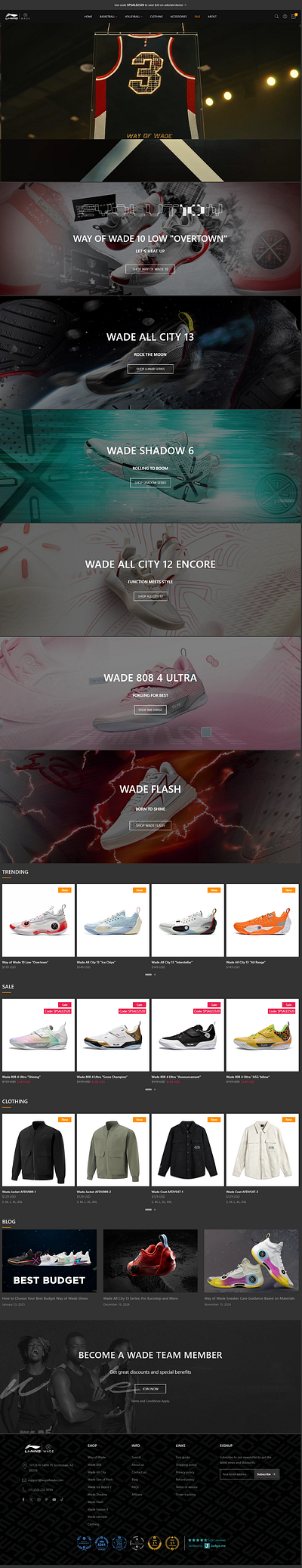 Way Of Wade branding optimization seo shopify web design