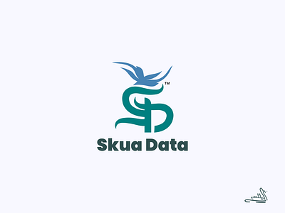 Branding: Skua Data brand name branding corporate logo data analytics data logo design graphic design illustration logo logo design trendy logo ui ux stalin vector