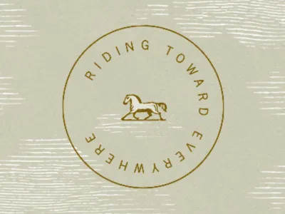 All that glitters and gallops catchmeifyoufran illustration stamp