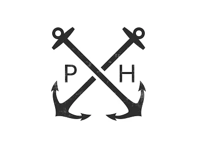 PH: Hipster Logo anchor hipster nautical pacific helm