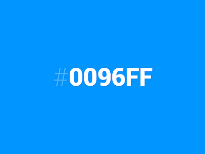 #0096FF blue color colors playoff typography