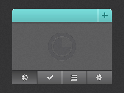 Working on a Little Project.... categories check gear icons ios progress tabs ui